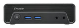 Shuttle Nano PC NE10N 0,6L størrelse PC Sort N100 Intel® SoC