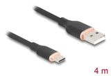 DeLOCK 81228 USB-kabel USB 2.0 4 m USB A USB C 0,48 Gbit/sek. Sort