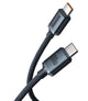 Baseus CAJY000701 USB-kabel 2 m USB C 0,48 Gbit/sek. 100 W Sort