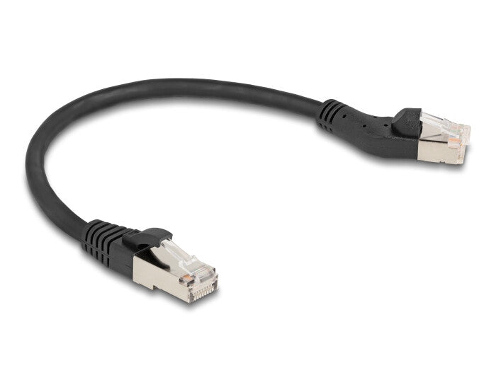DeLOCK 80582 netværkskabel Sort 0,25 m Cat6a S/FTP (S-STP)