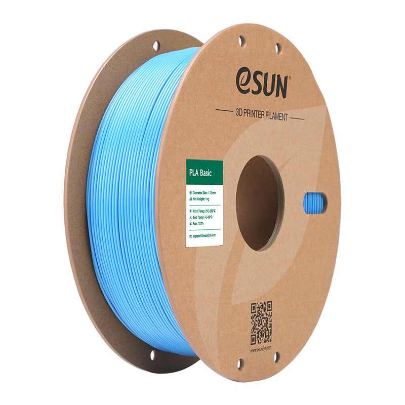 eSUN PLA BASIC Polymælkesyre (PLA) Lyse Blå 1 kg