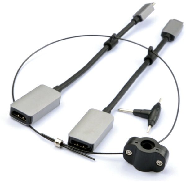 Prokord D-VAKP-HDMI kabel kønsskifter HDMI Micro, HDMI Mini Sort, Grå