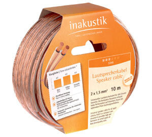 Inakustik 10m Star Speaker Cable lydkabel Transparent