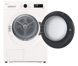 LG RHX1009NWB tørretumbler Fritstående Front-læsning 9 kg Hvid