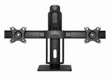 Gembird MS-D2-01 skærmbeslag og -stativer 68,6 cm (27") Skrivebord Sort