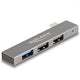 DeLOCK 64274 dockingstation Docking USB 3.2 Gen 2 (3.1 Gen 2) Type-C Grå
