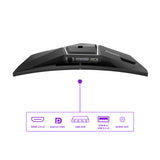 AOC AGON PRO AG346UCD computerskærm 86,4 cm (34") 3440 x 1440 pixel Wide Quad HD QD-OLED Sort, Grå