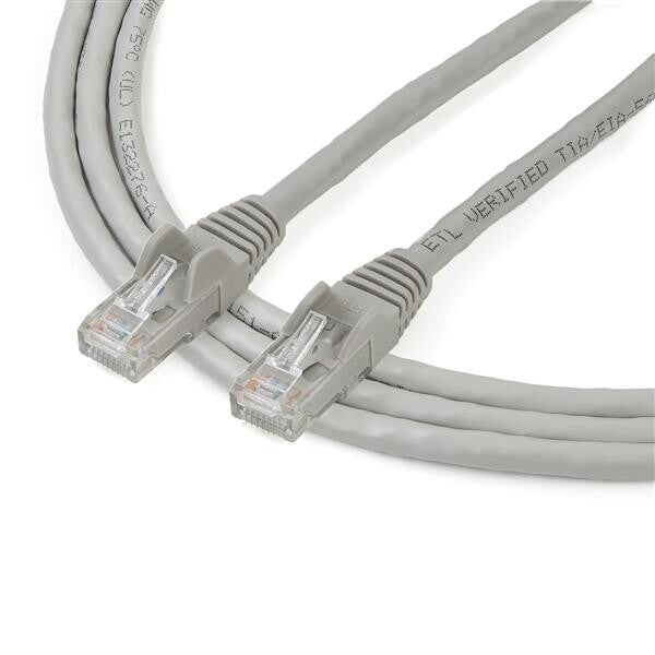 StarTech.com N6PATC2MGR netværkskabel Grå 2 m Cat6 U/UTP (UTP)