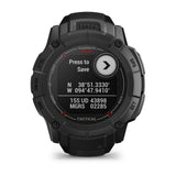 Garmin Instinct 2X Solar Tactical Edition 2,79 cm (1.1") MIP 50 mm Digital 176 x 176 pixel Berøringsskærm Sort GPS (satellit)