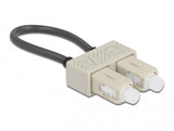 DeLOCK 86922 fiber adapter SC 1 stk Beige, Orange