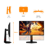 AOC G4 25G4ZR computerskærm 62,2 cm (24.5") 1920 x 1080 pixel LCD Sort, Rød