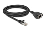 DeLOCK 90778 netværkskabel Sort 3 m Cat6a S/FTP (S-STP)