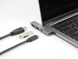 DeLOCK 64275 dockingstation Docking USB 3.2 Gen 1 (3.1 Gen 1) Type-C Grå