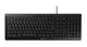 CHERRY STREAM tastatur Hjemme/kontor USB QWERTY Portugisisk Sort, Grå