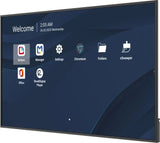 Viewsonic CDE7514-2C skilte display Digital fladpaneldisplay 190,5 cm (75") LCD Wi-Fi 500 cd/m² 4K Ultra HD Sort Indbygget processer Android 14 24/7