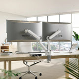 ALOGIC C32GMA2 skærmbeslag og -stativer 81,3 cm (32") Skrivebord Hvid