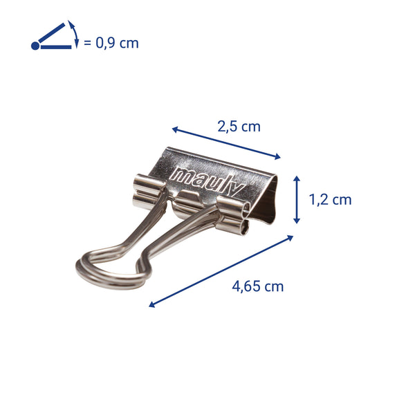 MAUL 2142599 papirclip Stål 12 stk