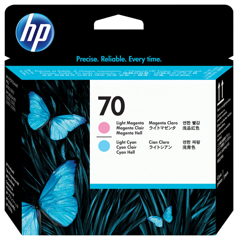HP 70 DesignJet-skrivehoved, lys magenta/lys cyan