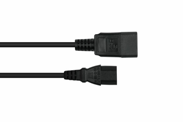 Kabelmeister SK2030-S010 el-ledning Sort 1 m IEC C20 IEC C13
