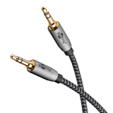 Goobay 65276 lydkabel 5 m 3.5mm TRS Sort, Sølv