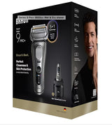 Braun Series 9 Pro+ 9655cc Folie shaver Trimmer Grå