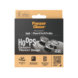 PanzerGlass ® Hoops® Titanium Kameralinsebeskytter Hvid iPhone 15 Pro | 15 Pro Max