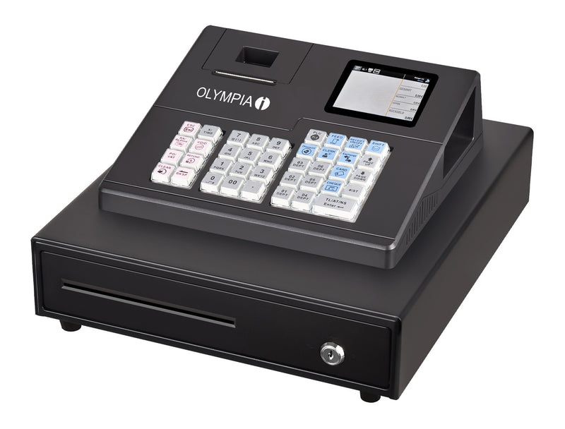 Olympia K100 kasseapparat Direkte termisk 2000 PLUs LED