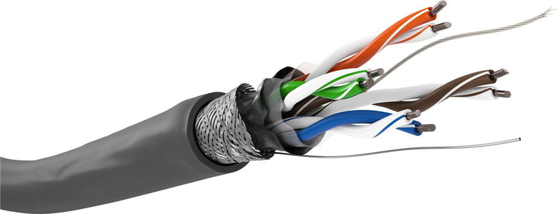 Goobay 68709 netværkskabel Grå 100 m Cat5e SF/UTP (S-FTP)
