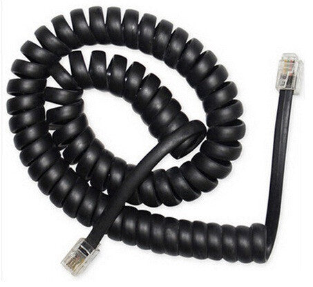 Gembird TC4P4CS-2M telefonkabel Sort