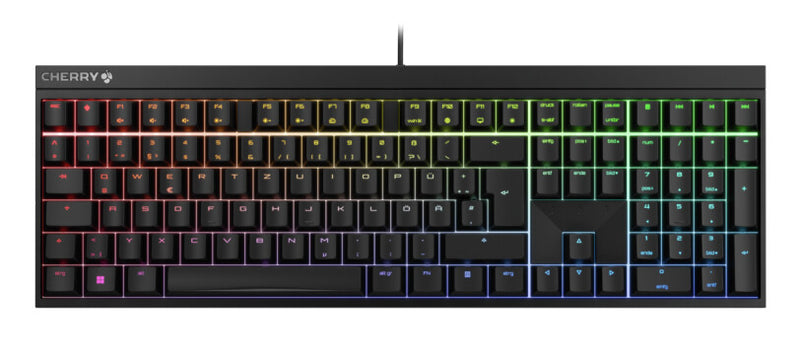 CHERRY MX 2.0S tastatur Spil USB QWERTZ Tysk Sort