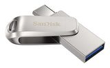 SanDisk Ultra Dual Drive Luxe USB-nøgle 2 TB USB Type-A / USB Type-C 3.2 Gen 1 (3.1 Gen 1) Sølv
