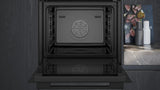 Siemens iQ700 HS736G1B2 ovn 71 L Sort, Rustfrit stål