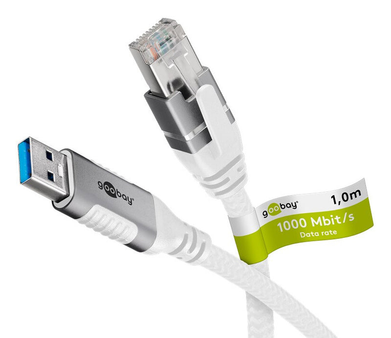 Goobay 74161 netværkskabel Hvid 5 m Cat6 F/UTP (FTP)