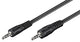 Goobay 50019 lydkabel 1,5 m 3.5mm Sort