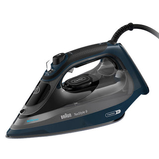 Braun TexStyle 9 0127409002 strygejern Dampstrygejern EloxalPlus soleplate 3200 W Mørkeblå