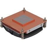 Inter-Tech Q-3 Processor Køleplade/køler 8 cm Sort, Sølv 1 stk