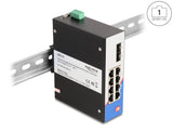 DeLOCK 88016 netværksswitch Ikke administreret Gigabit Ethernet (10/100/1000) Sort