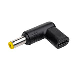 Akyga AK-ND-C01 kabel kønsskifter USB-C 5.5 x 2.5 mm Sort