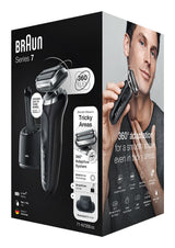 Braun Series 7 71-N7200cc Folie shaver Trimmer Sort