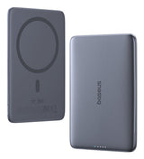 Baseus PicoGo Ultra-Slim 5000 mAh Trådløs opladning Grå
