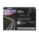 HP Original 160A LaserJet-tonerpatron, sort