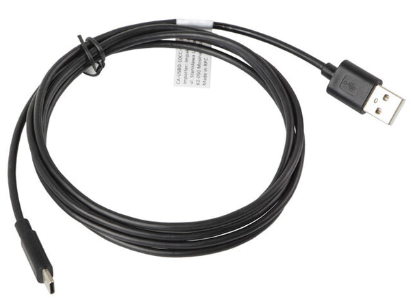 Lanberg CA-USBO-10CC-0018-BK USB-kabel USB 2.0 1,8 m USB A USB C 0,48 Gbit/sek. Sort
