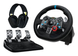 Logitech G 991-000539 spil-controller Aluminium, Sort USB Rat + pedaler + headset PC, PlayStation 4, PlayStation 5, Playstation 3