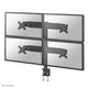 Neomounts FPMA-D700D4 skærmbeslag og -stativer 76,2 cm (30") Skrivebord Sort