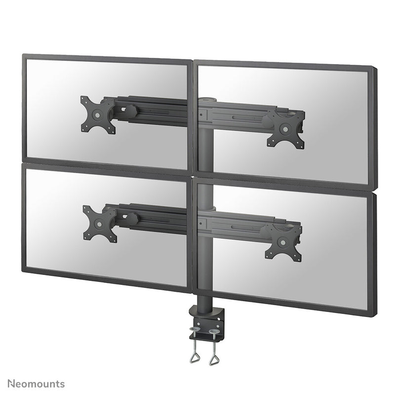 Neomounts FPMA-D700D4 skærmbeslag og -stativer 76,2 cm (30") Skrivebord Sort