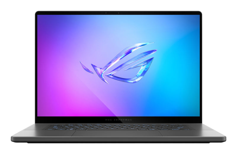 ASUS ROG Zephyrus G16 GU605CX-QR106W Intel Core Ultra 9 285H Laptop 40,6 cm (16") WQXGA 32 GB LPDDR5x-SDRAM 2 TB SSD NVIDIA GeForce RTX 5090 Wi-Fi 7 (802.11be) Windows 11 Home Tysk Grå
