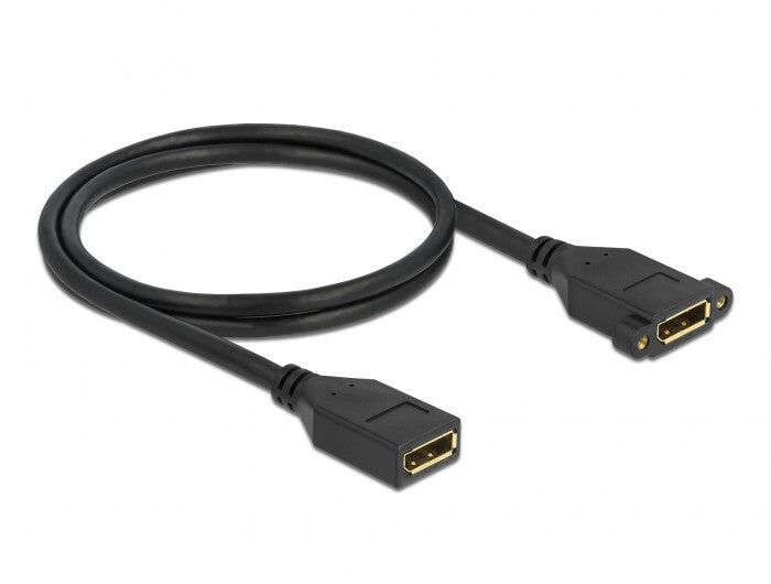 DeLOCK 87100 DisplayPort kabel 1 m Sort