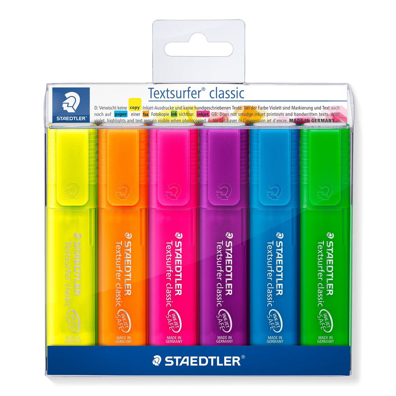 Staedtler 364 P WP6 speedmarker 6 stk Figurspids Flerfarvet