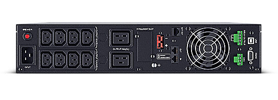 CyberPower OLS2200ERT2UA-B UPS-enhed Dobbeltkonvertering (online) 2,2 kVA 1980 W 10 AC stikkontakt(er)