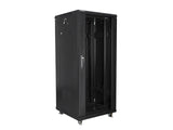 Lanberg FF01-6627-12B stativ 27U Fritstående reol Sort